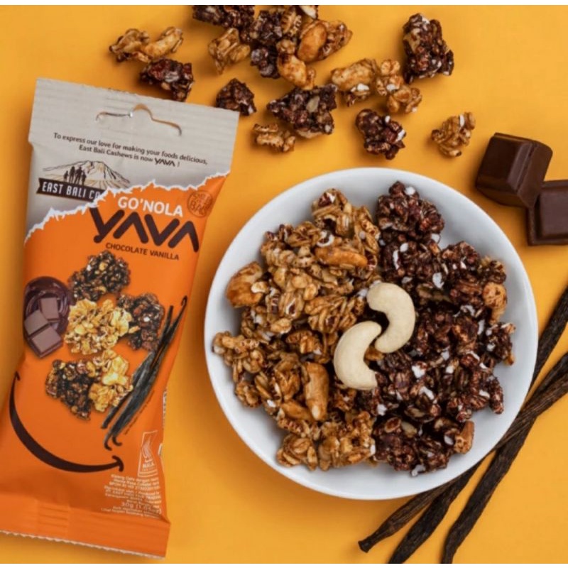 

YAVA Granola Single Serving Go'Nola Chocolate Vanilla 30gr