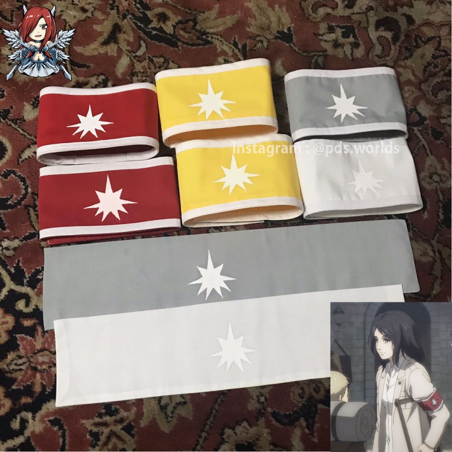 Jual ARMBAND SNK ATTACK ON TITAN ELDIA MARLEYAN COSPLAY SINGEKI NO