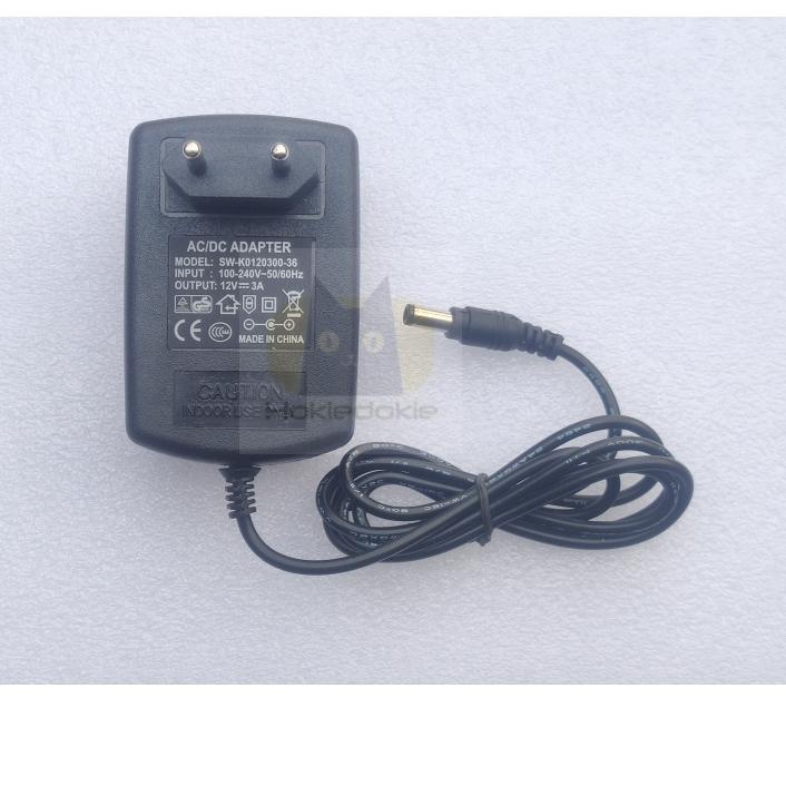 ⅎ Adaptor, power supply led 5v 12v 3A 5A ujung bulat ℮