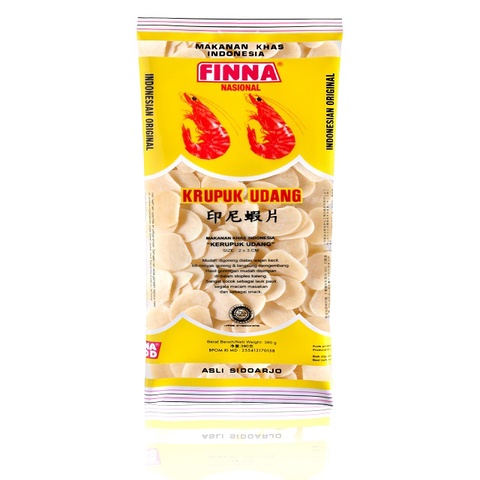 

FINNA Nasional Kerupuk Udang 380g - FINA National Shrimp Crackers