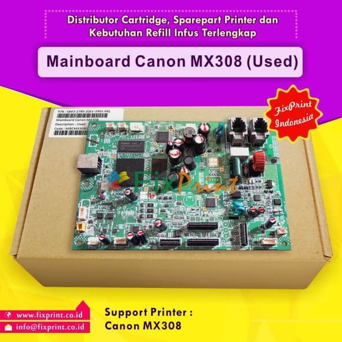 Mainboard Printer Canon MX308- Motherboard Canon MX308 FPS2568