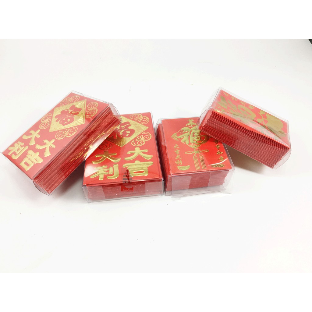 

Angpao Imlek Netral Fuk Fu Hongbao Fu Kotak Mika Ukuran Kecil Ampau Mini Ampao Pohon Angpau Sincia