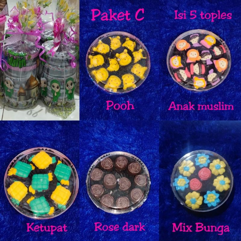 

Paket Coklat Lebaran 1 paket isi 5 (Paket C )