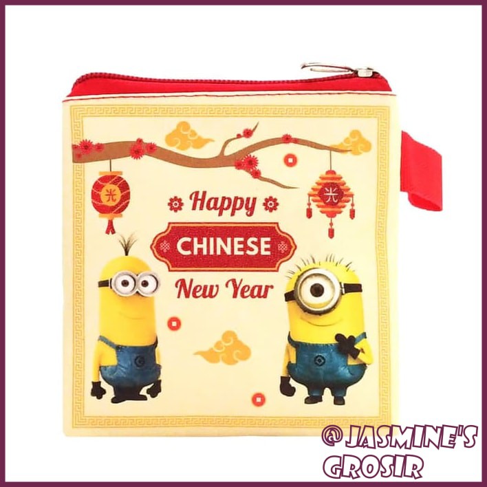 

Dompet Pouch Angpao Imlek MINION Chinese New Year Super Hero Sincia - IMLEK MINION