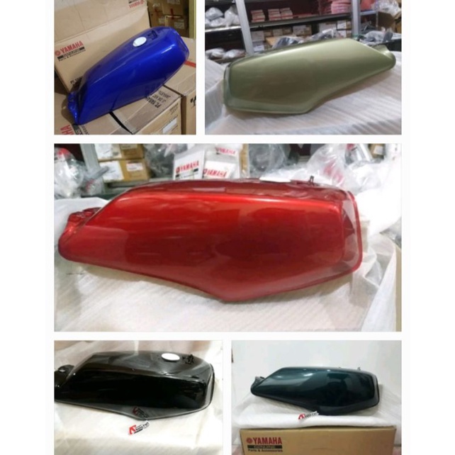 TANGKI BENSIN FUEL TANK RX K RX-KING NEW HITAM MERAH BIRU GOLD HIJAH SILVER ORIGINAL CEK VARIASI