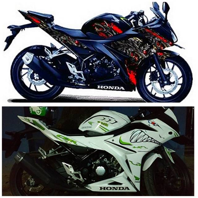 Striping Cbr 150 R All New Facelift Variasi Honda Stiker Lis Motor