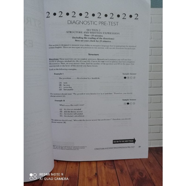 Buku LONGMAN PREPARATION COURSE for the TOEFL TEST- The Paper Test by Deborah Phillips/ Bonus CD-6