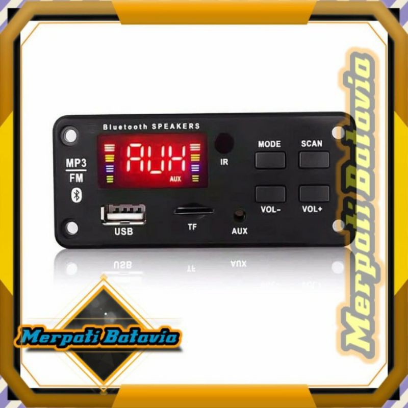 Kit Modul Mp3 Bluetooth HiFi Player LCD Musik USB Mobil Motor 12 Volt