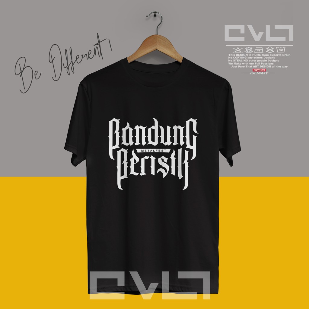 Kaos / Baju Band Bandung Berisik Festival Kaos Musik Keren Murah