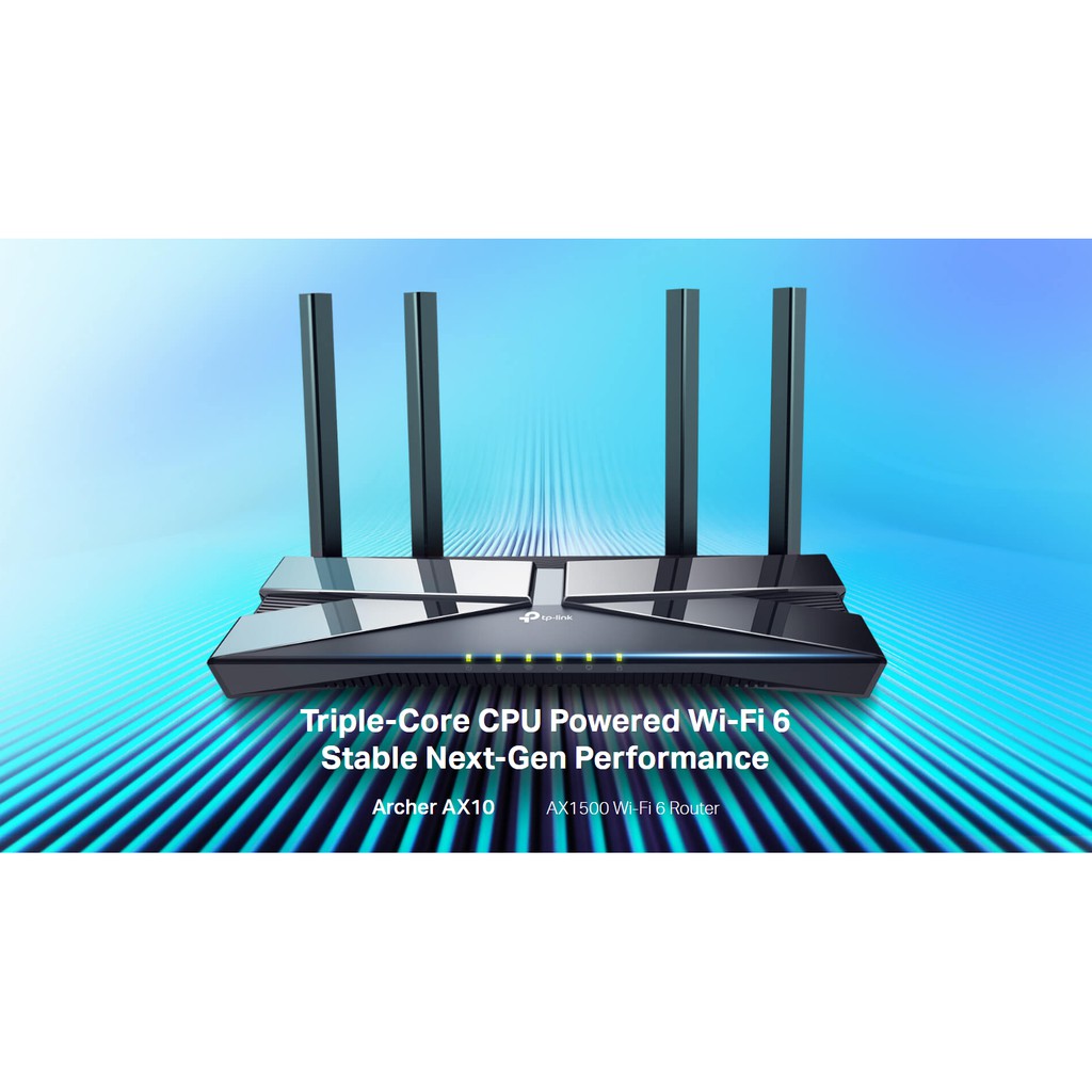 Wireless router tp-link 1.5Gbps Gigabit lan rj45 4 antenna OFDMA VPN Wi-Fi 6 Router AX1500 Next Gen Archer ax10 ax-10