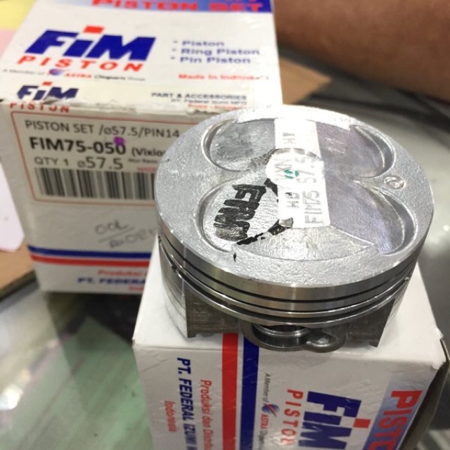 Piston seher vixion mx king mx lama fim jenong 57 - 60 mm pin 14-3