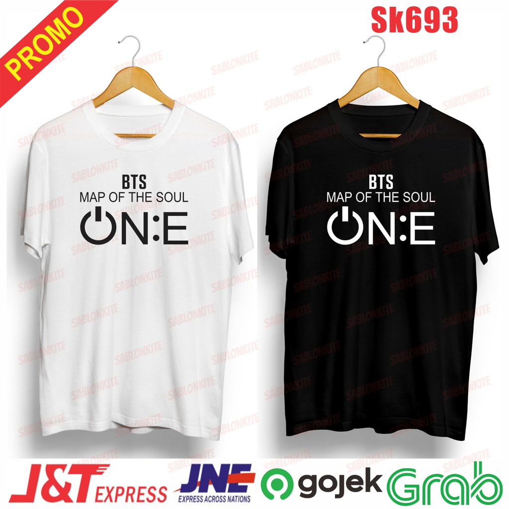 murah!!! kaos KPOP map of the soul on : e sk693 unisex combed 30s