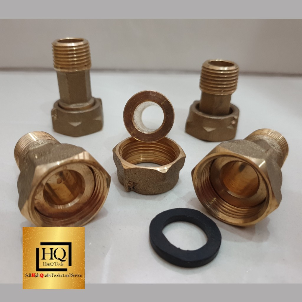 Mur Kopling Meteran Air PDAM Coupling Napple Adaptor Drat PAM Konektor