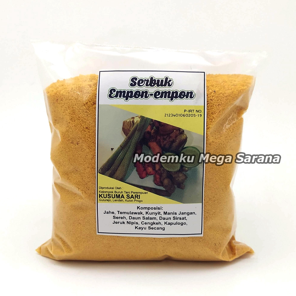 Jamu Empon Empon Serbuk Seduh Fresh Organik - 250 Gram