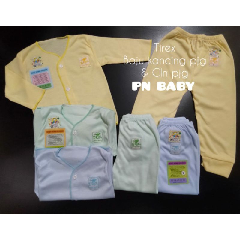 6 PASANG BAJU BAYI TIREX 0-3 Bln