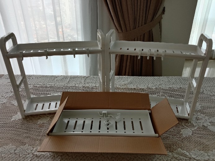 Kitchen Spice Multi Rack / Rak Bumbu Dapur Organizer Plastik