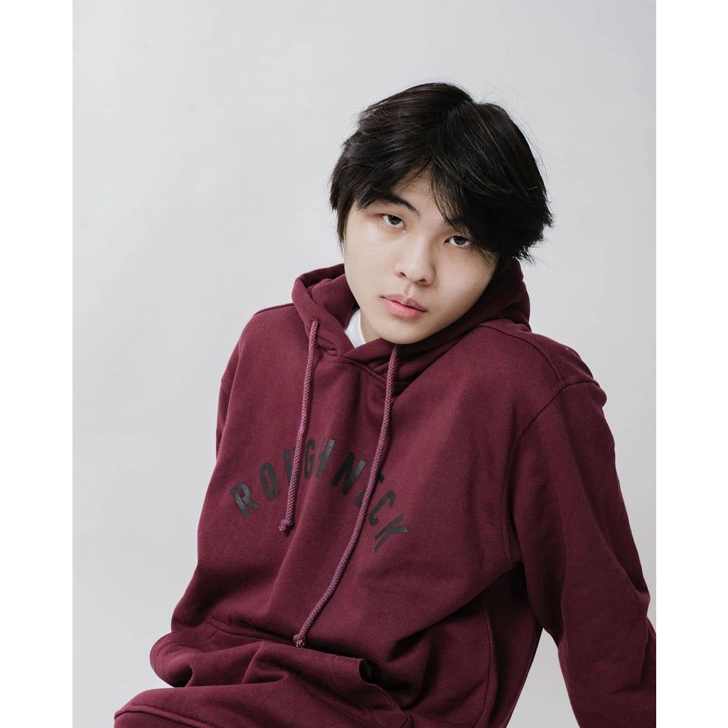 Sweater Hoodie Roughneck Putih Pria dan Wanita Premium Quality / Sweater Roughneck Termurah