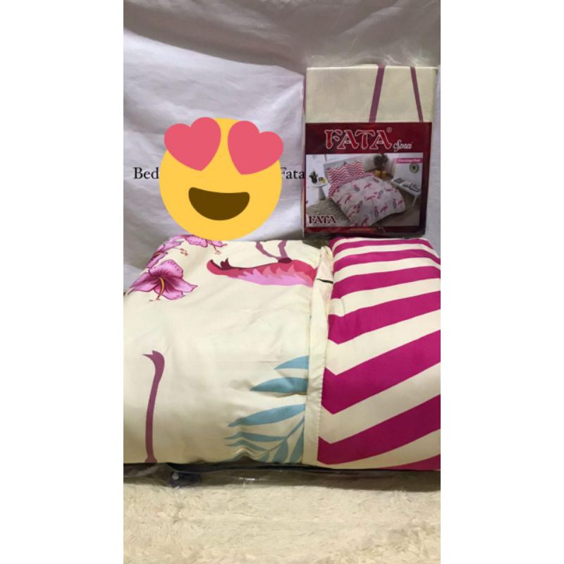 BEDCOVER + SPREI KARET FATA 180X200