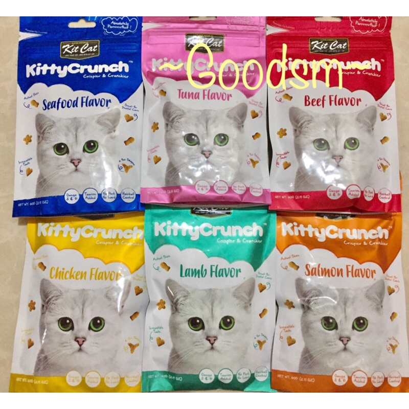 Kit Cat Kitty Crunch 60gr Snack Kucing