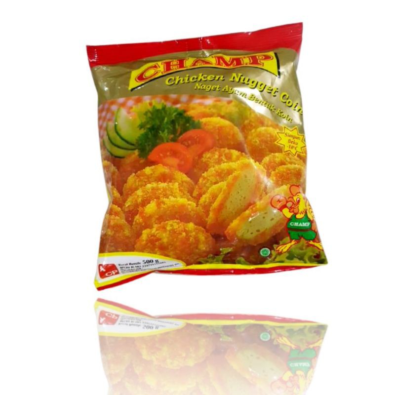 Champ Nugget Ayam Coin 500GR / Naget Ayam Bentuk Koin