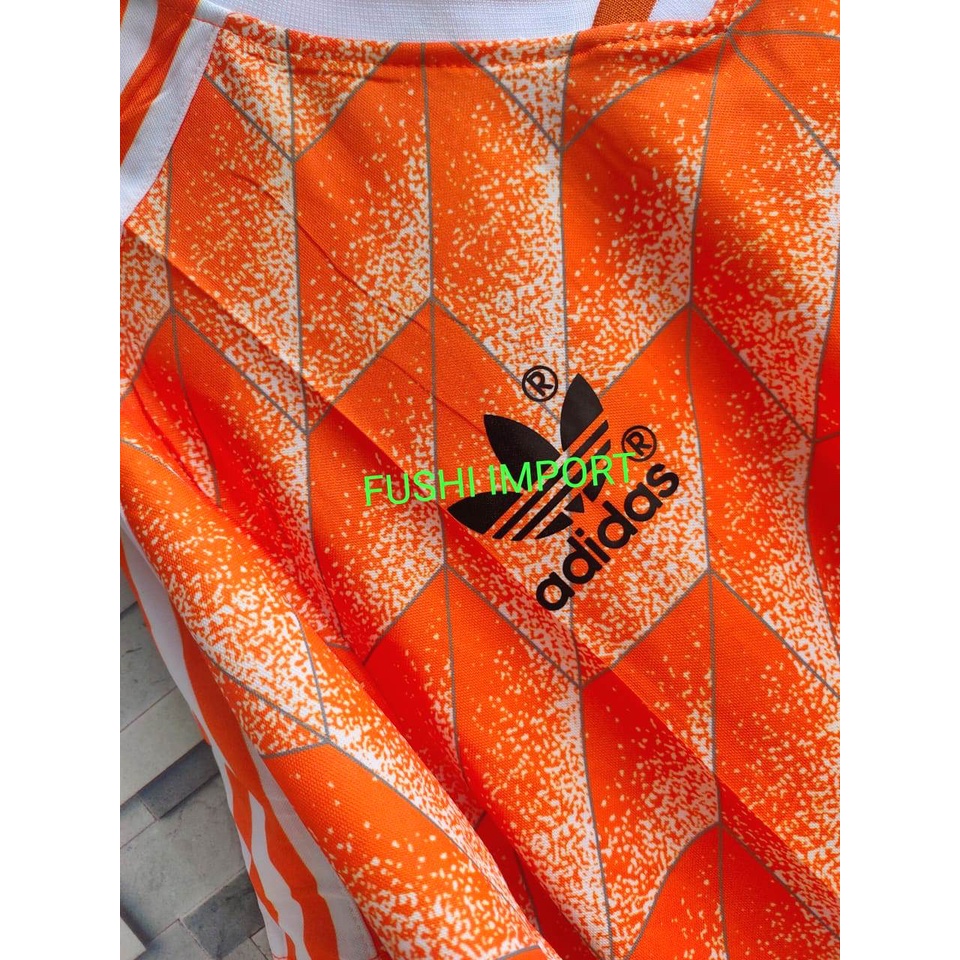 HQ RETRO JERSEY BOLA BELANDA HOME 1988-1989 NETHERLANDS GO HQ IMPORT