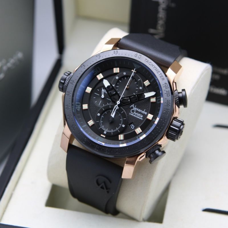 JAM TANGAN PRIA ALEXANDRE CHRISTIE 6565 ORIGINAL