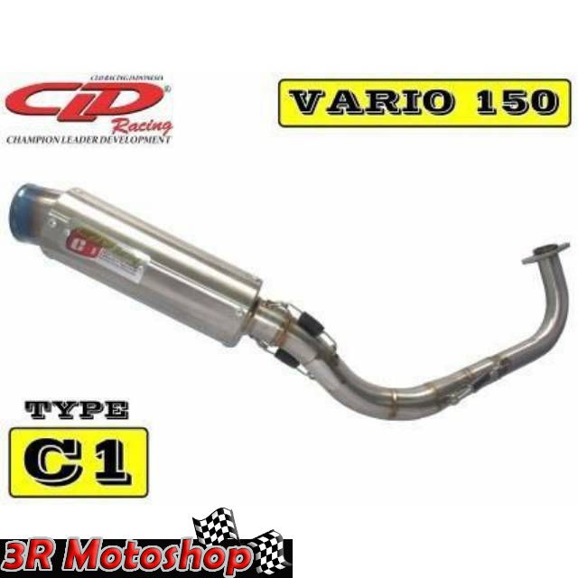 CLD RACING KNALPOT HONDA VARIO 150 C1 BULAT ORIGINAL