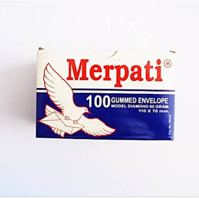 

Amplop Putih MERPATI Kecil