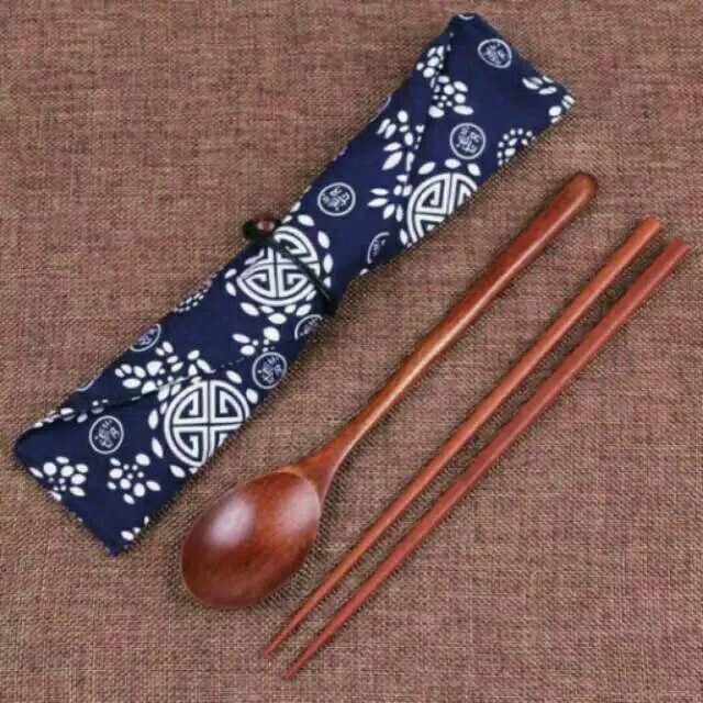 Sujeo Kayu - With Pouch Kain For Traveling