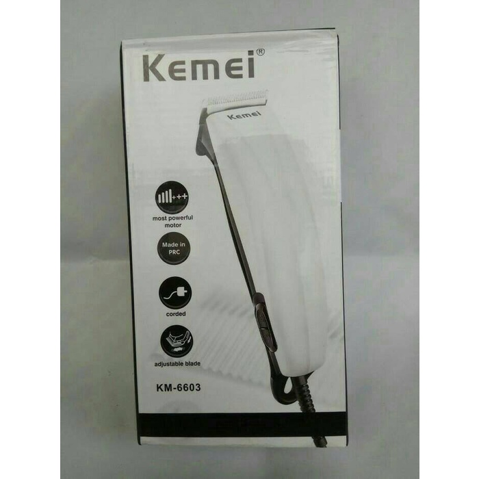 Alat Pencukur Rambut Kemei KM-6603 Elektrik Hair Clipper Multifungsi