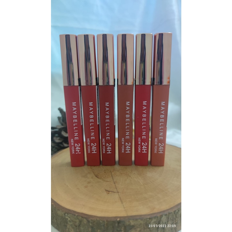 12 pcs/ Soft Dan Matte Creamy Lipgloss MAybelline 1106