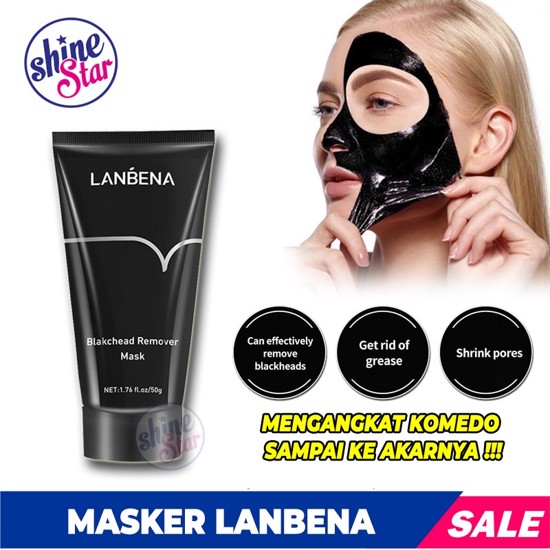 SHINE STAR - Blackhead Remover Mask / Charcoal Blackmask / Masker Arang / Masker Komedo Hidung Wajah