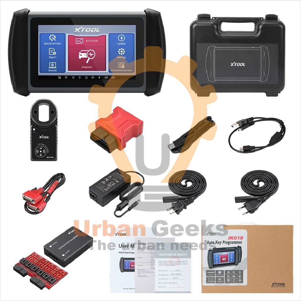 Auto Key Programmer IMMO OBD2 Diagnostic Tool XTOOL InPlus IK618 alt X100PAD3