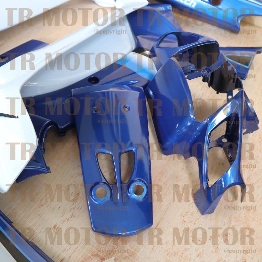 Cover Body Fizr F1zr SS Two Biru Full Set Halus Cover Bodi Yamaha Fiz r