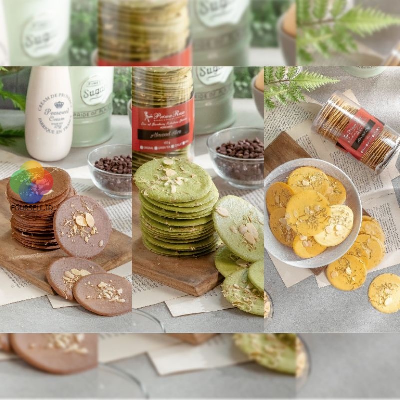 Prima Rasa Almond Slice Kemasan Tabung Primarasa Kue Bandung Oleh Oleh Bandung