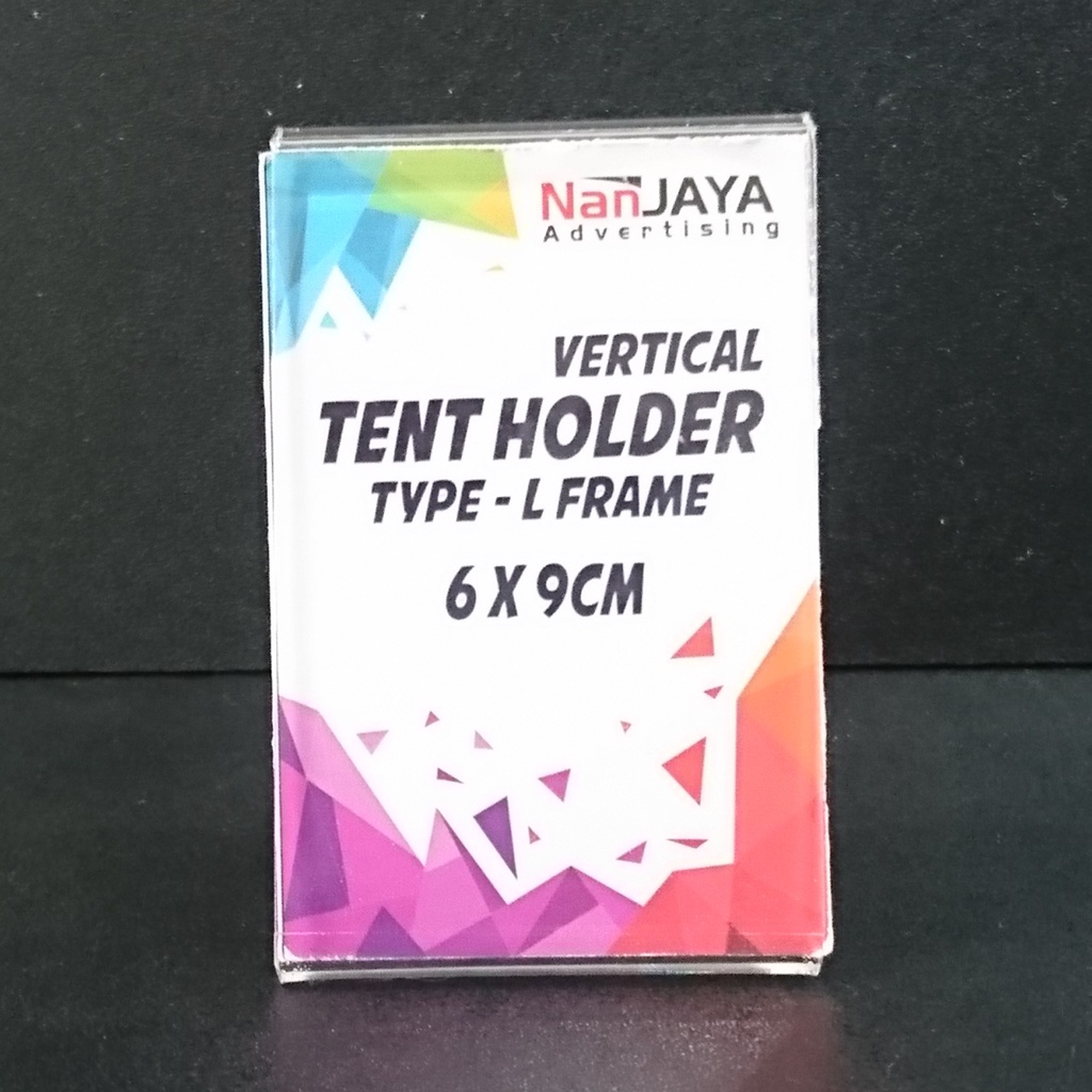 

TENT HOLDER / SIGN HOLDER / AKRILIK DISPLAY TYPE L - 6X9