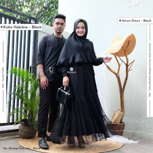 Gamis Koko Baju Muslim Couple Habibie Ainun Dress Urfimutiyaro