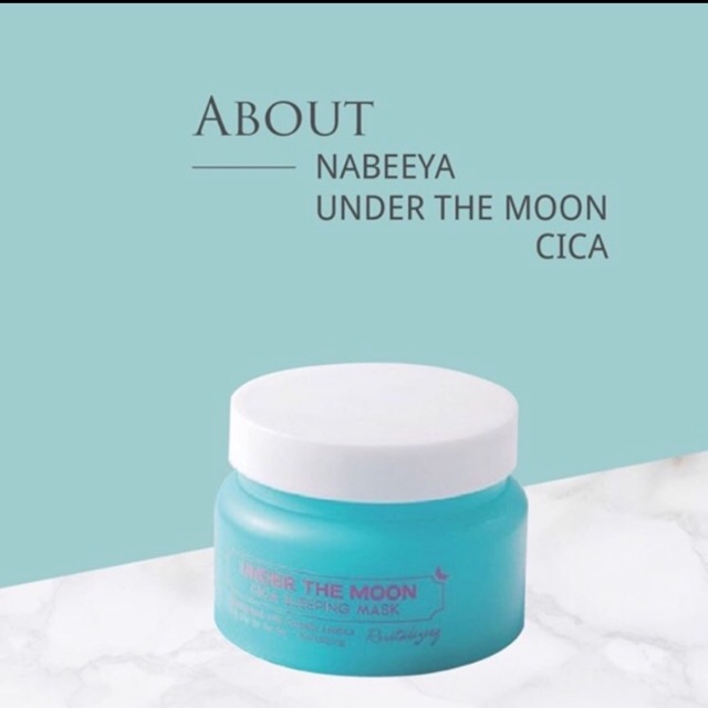 Nabeeya cica sleeping mask - green