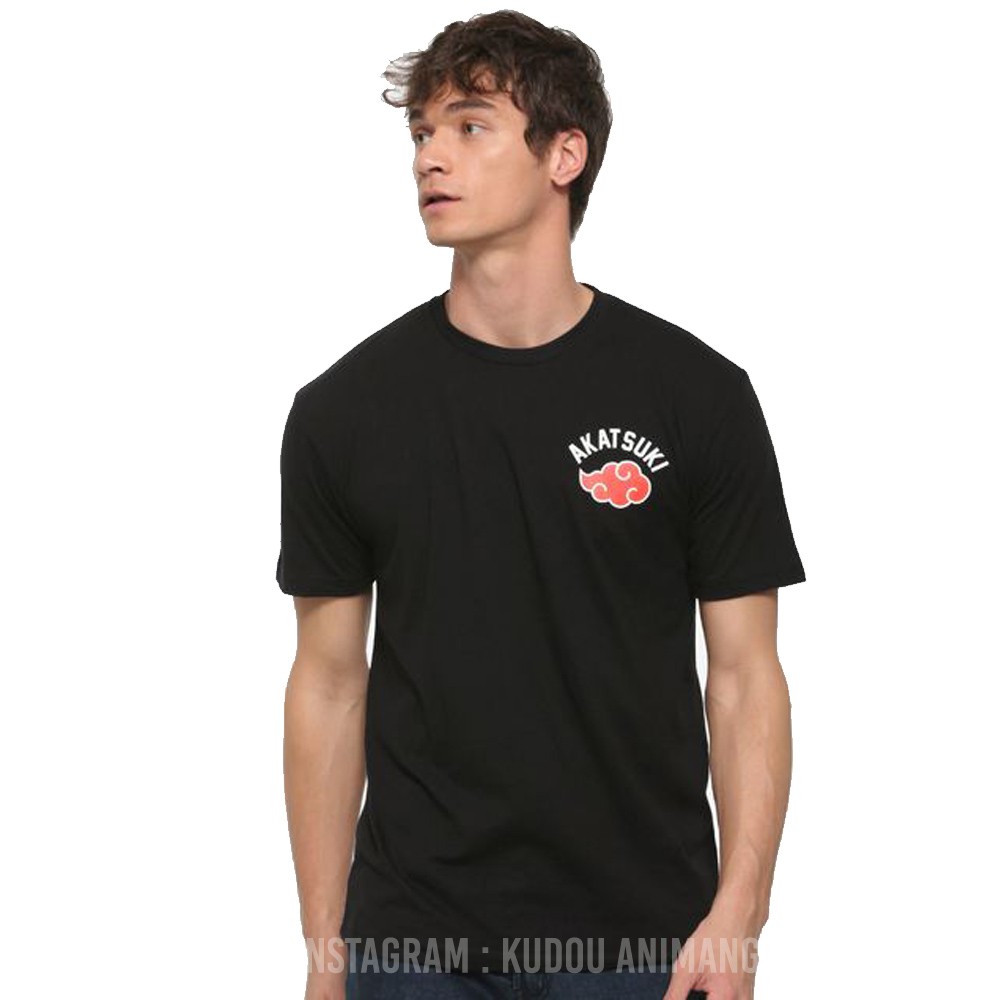 Tshirt Akatsuki Shinobi Organization Naruto Shipuden Black