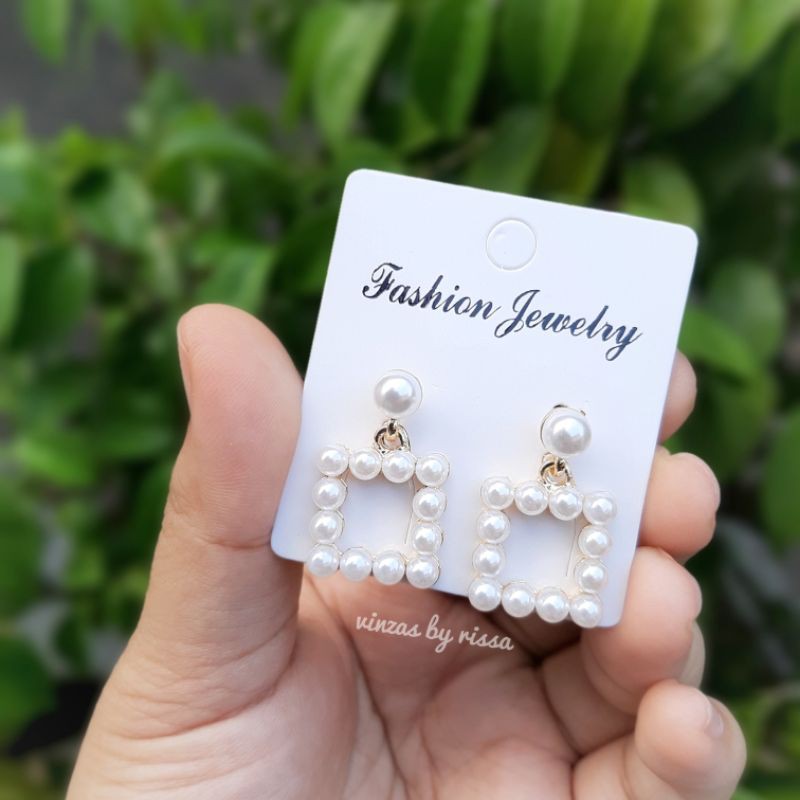 Anting Fashion Korea Mutiara