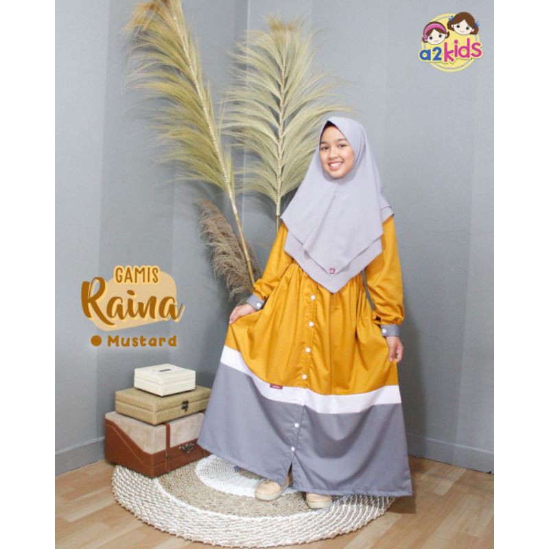 gamis anak raina