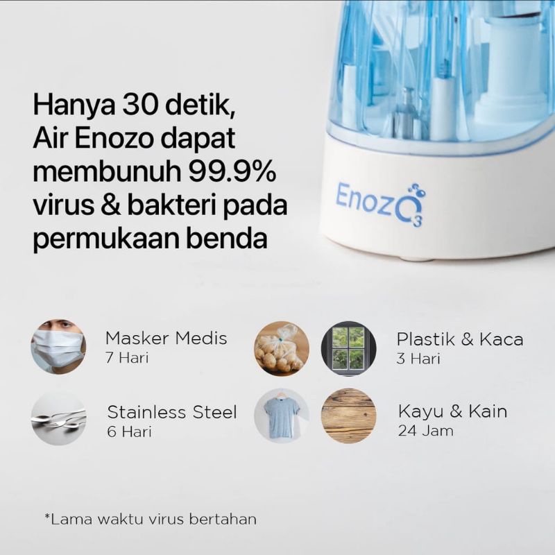 Enozo PRO ANTI VIRUS disinfectant sanitizer no alcohol foodgrade aman tanpa bilas deodorizer cleaner