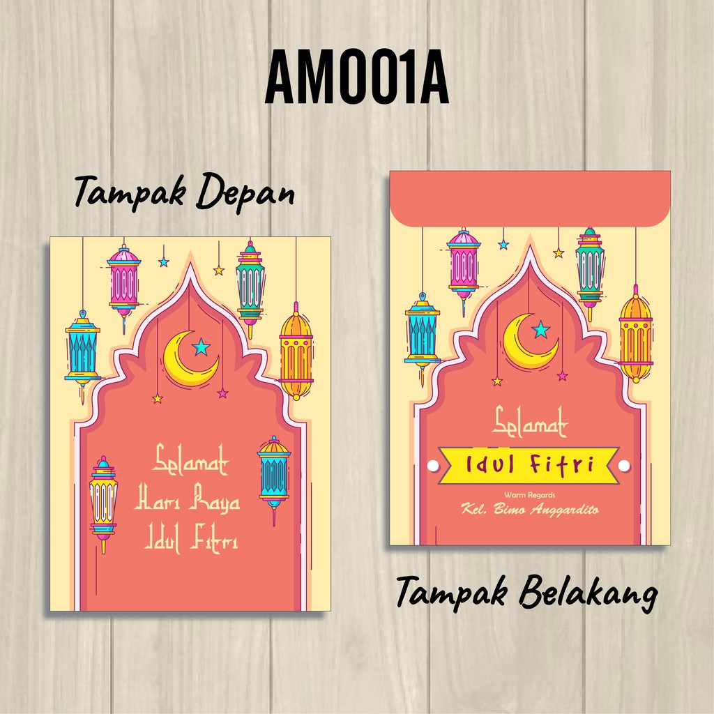 

Artomaringi Amplop Idul Fitri Custom / Angpau Lebaran AM01