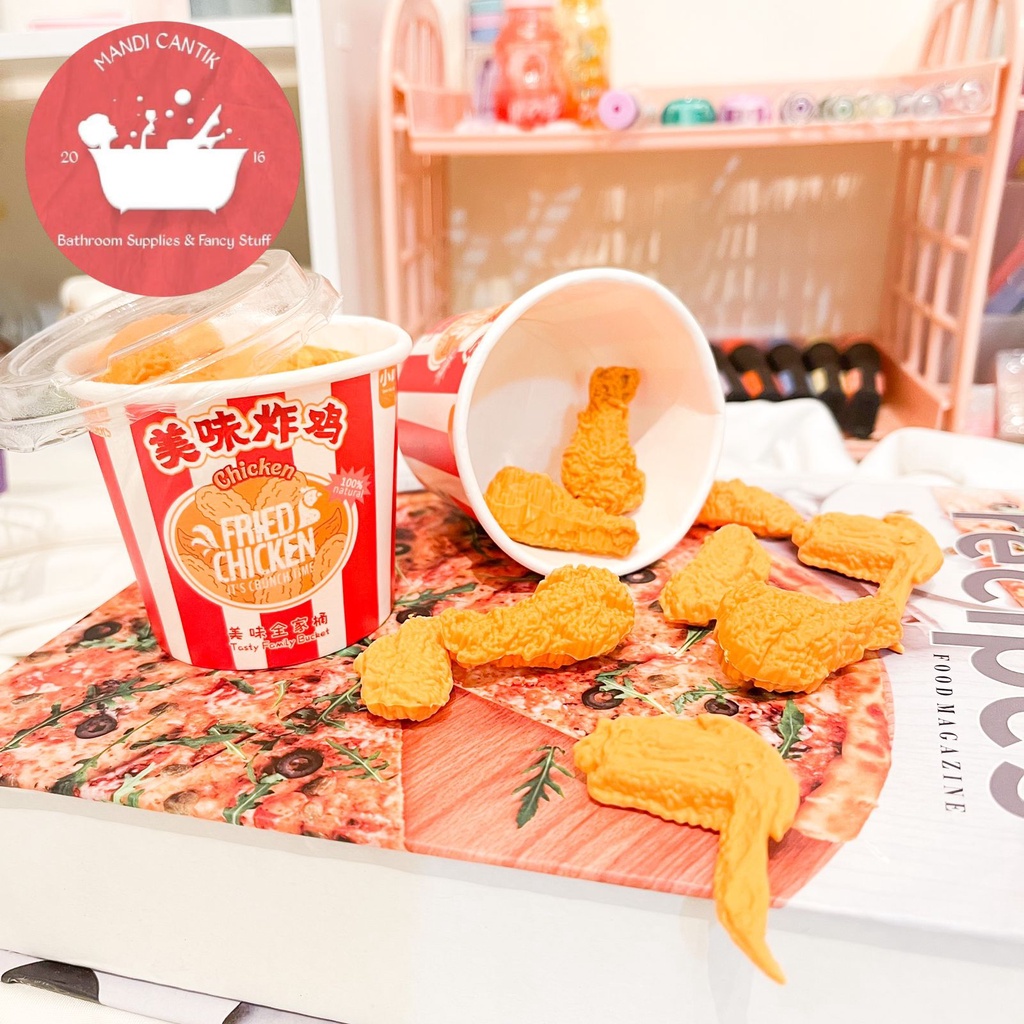 

penghapus bucket ayam goreng hapusan easer bentuk makanan lucu kado unik