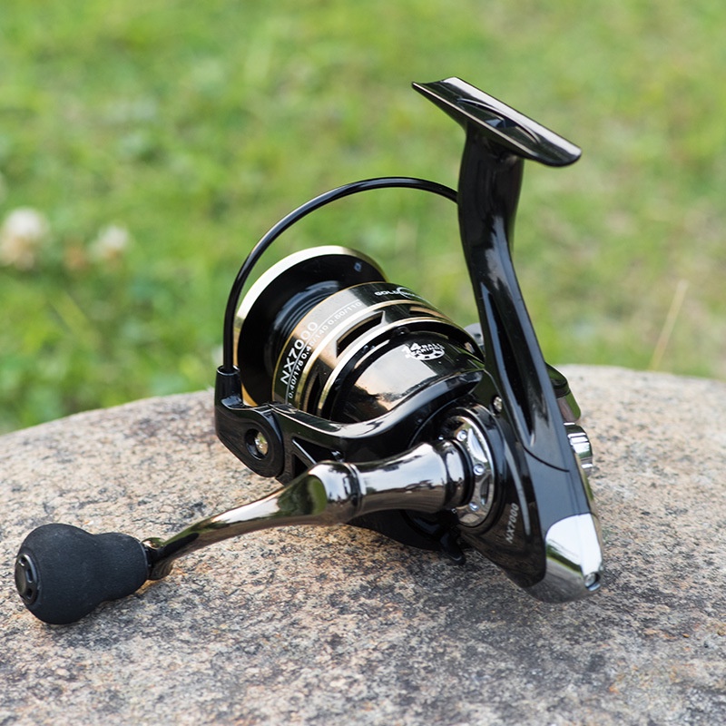 NX6000 Metal Reel Pancing Fishing Reel 4.7:1 Gear Hitam