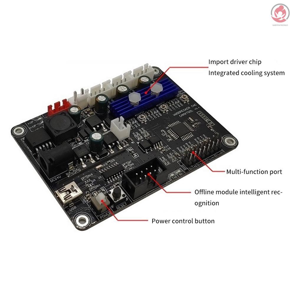 Grbl 3-axis Papan Kontrol Cnc Grbl Untuk Mesin Ukir