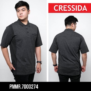 gof PBWB CRESSIDA BIG SIZE POLO T-SHIRT Pakaian Pria Atasan Kaos Polo Berkerah Wangky Polo Lengan Pendek