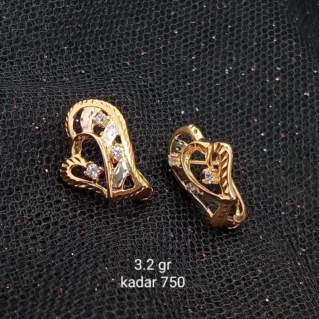 Anting Emas 17K - 3.2 gr Kadar 750 - 258