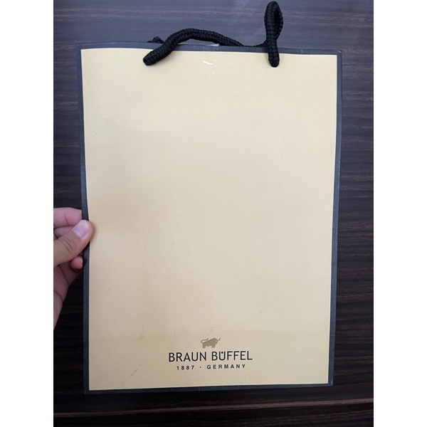 

BRAUN BUFFEL Original Paper Bag Kantong Belanja Tas Kertas Coklat Bungkus Hadiah Kado