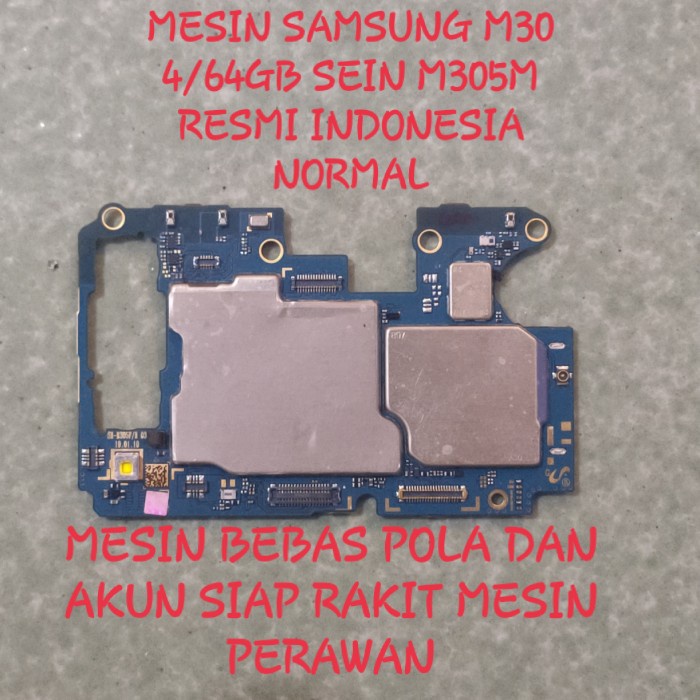 mesin samsung m30 normal mesin samsung m30 4/64gb normal mesin m305